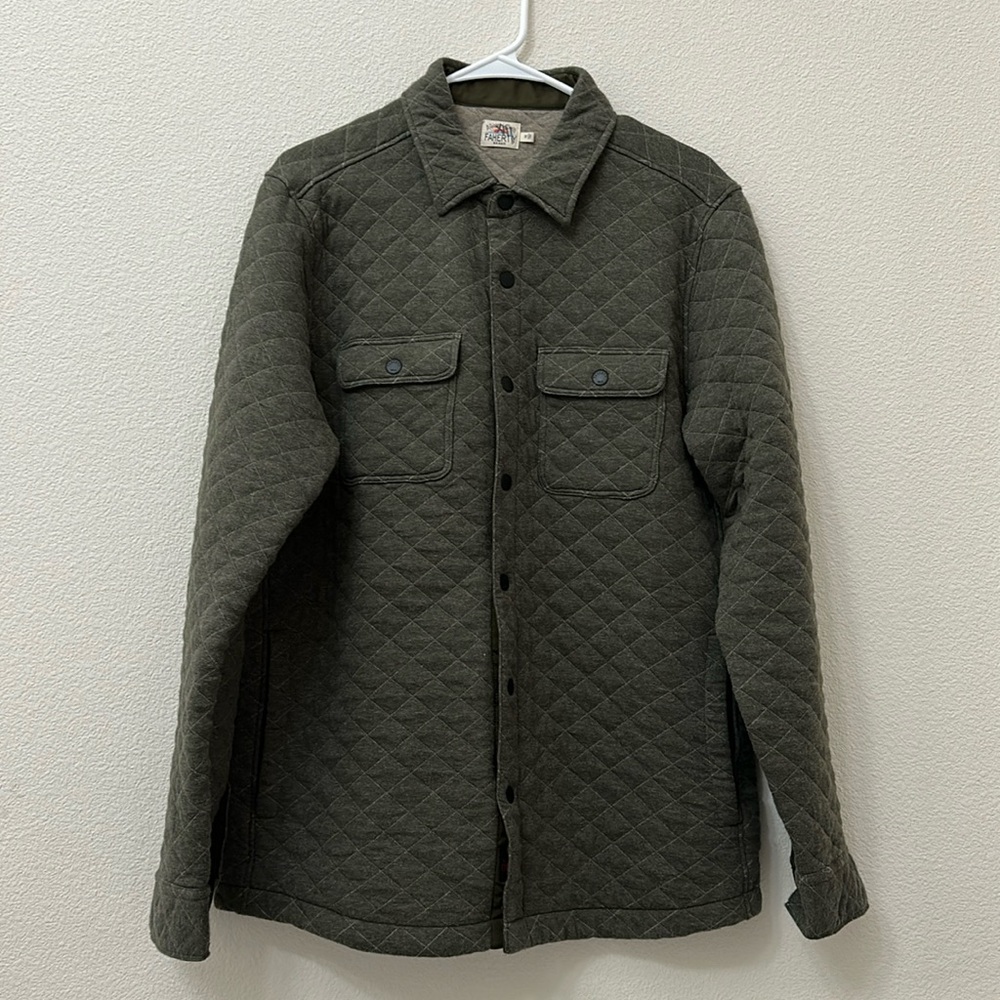 Faherty Quilted Button Down Jacket - image 1
